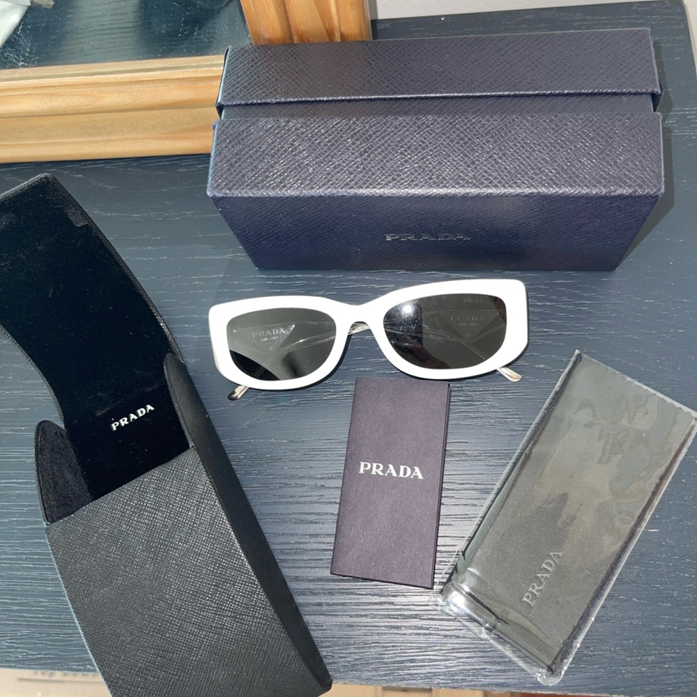 Prada Symbole Women’s Sunglasses — White